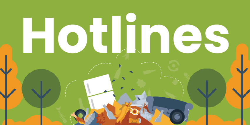 Graphic of hotlines